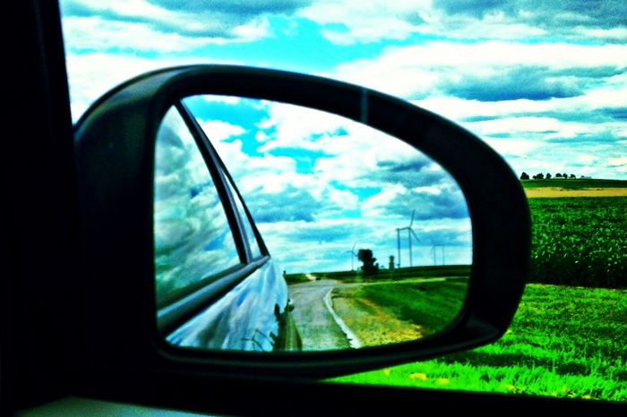 Central Illinois wind farm.