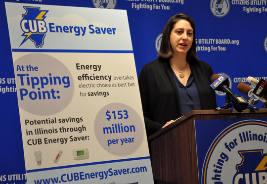 Northbrook resident Tracey Becker told local media that her family has saved more than $650/year with the help of energy efficiency tips from CUB Energy Saver