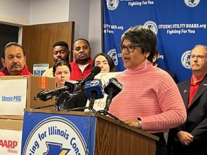 Ivonne Rychwa speaks at CUB press conference January 2025