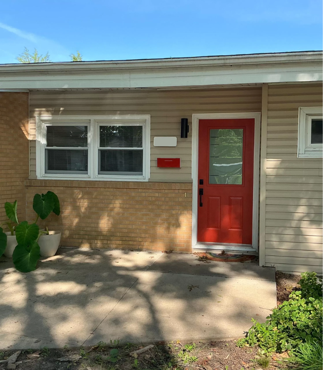 Exterior of Gary and Ximena's home in Macomb, Illinois